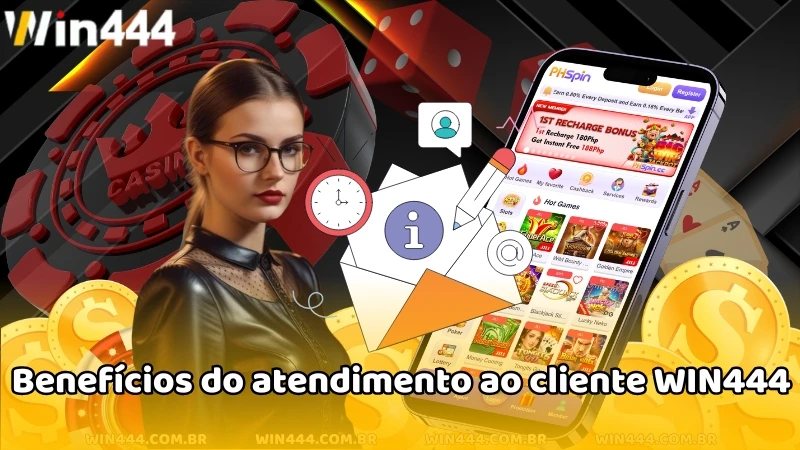 Benefícios do atendimento ao cliente WIN444