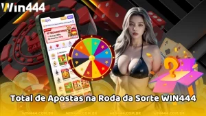 Total de Apostas na Roda da Sorte WIN444